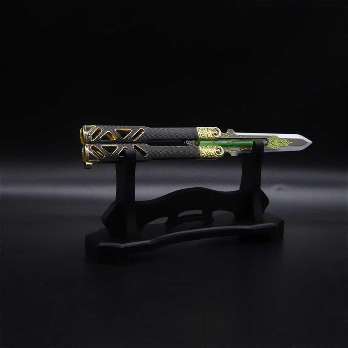 Octane Heirloom V3 Real Liquid Tube Octane Balisong Metal Replica - Tophatter Daily Deals