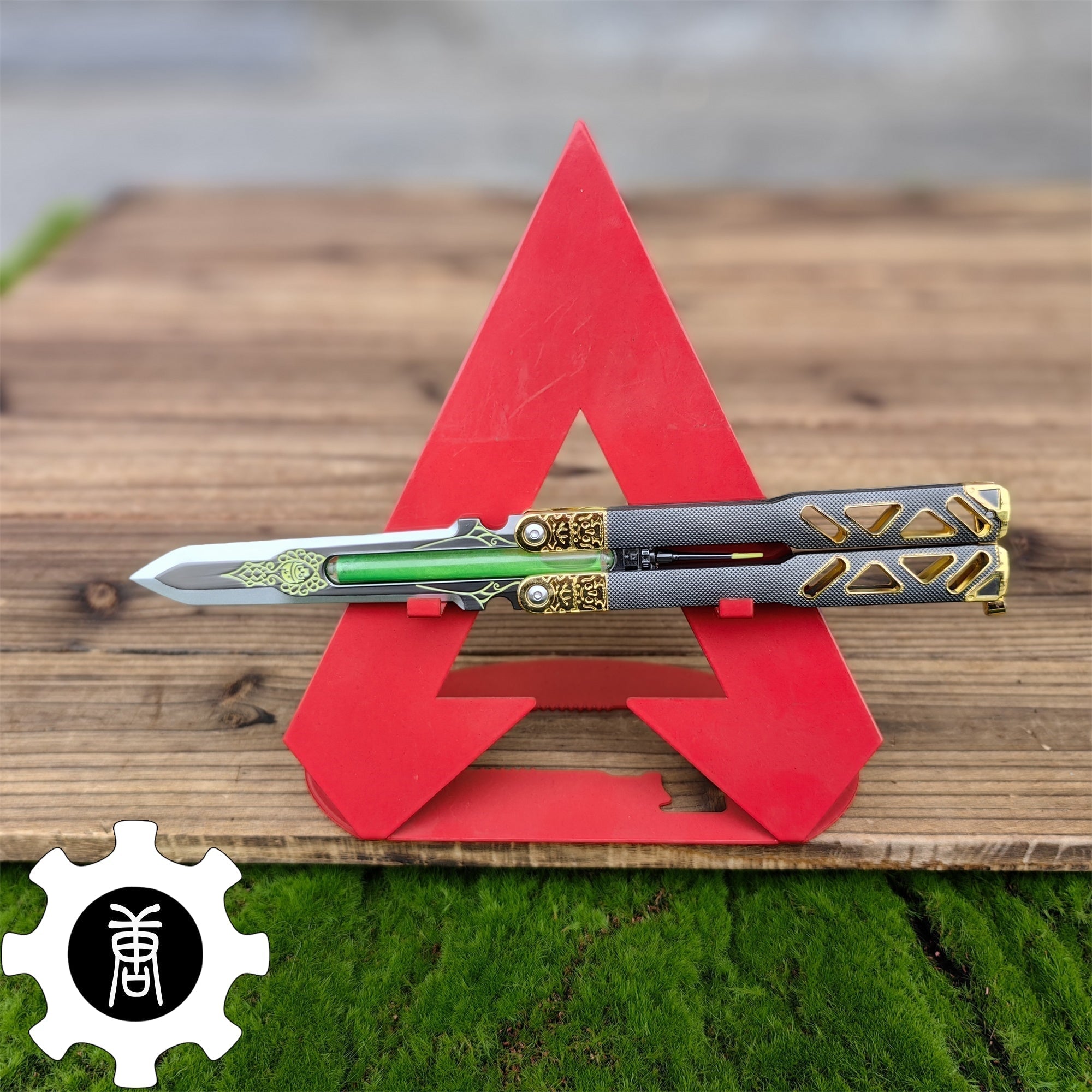 Octane Heirloom V3 Real Liquid Tube Octane Balisong Metal Replica - Tophatter Daily Deals