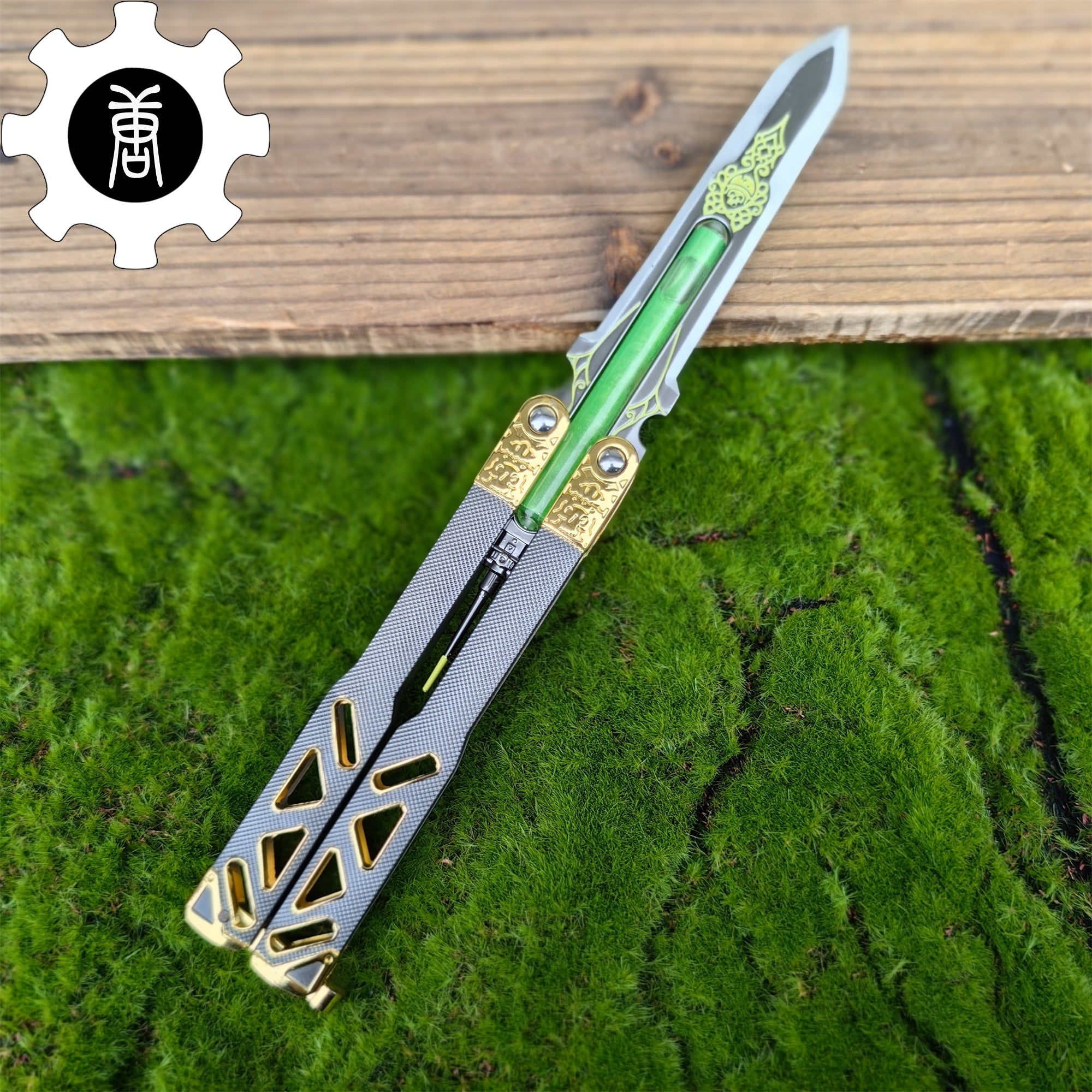 Octane Heirloom V3 Real Liquid Tube Octane Balisong Metal Replica - Tophatter Daily Deals