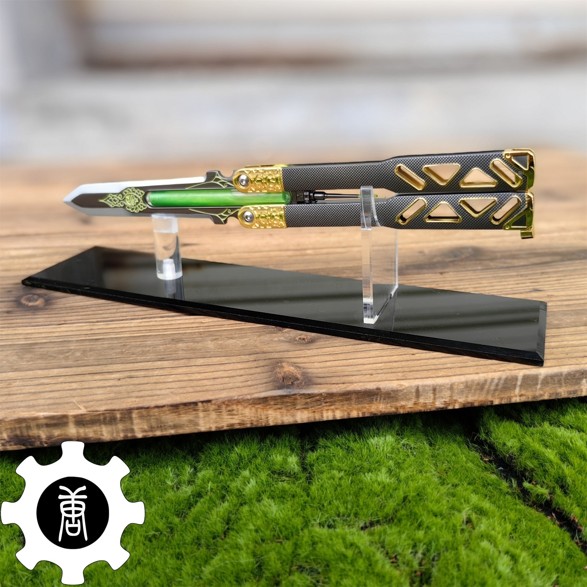 Octane Heirloom V3 Real Liquid Tube Octane Balisong Metal Replica - Tophatter Daily Deals