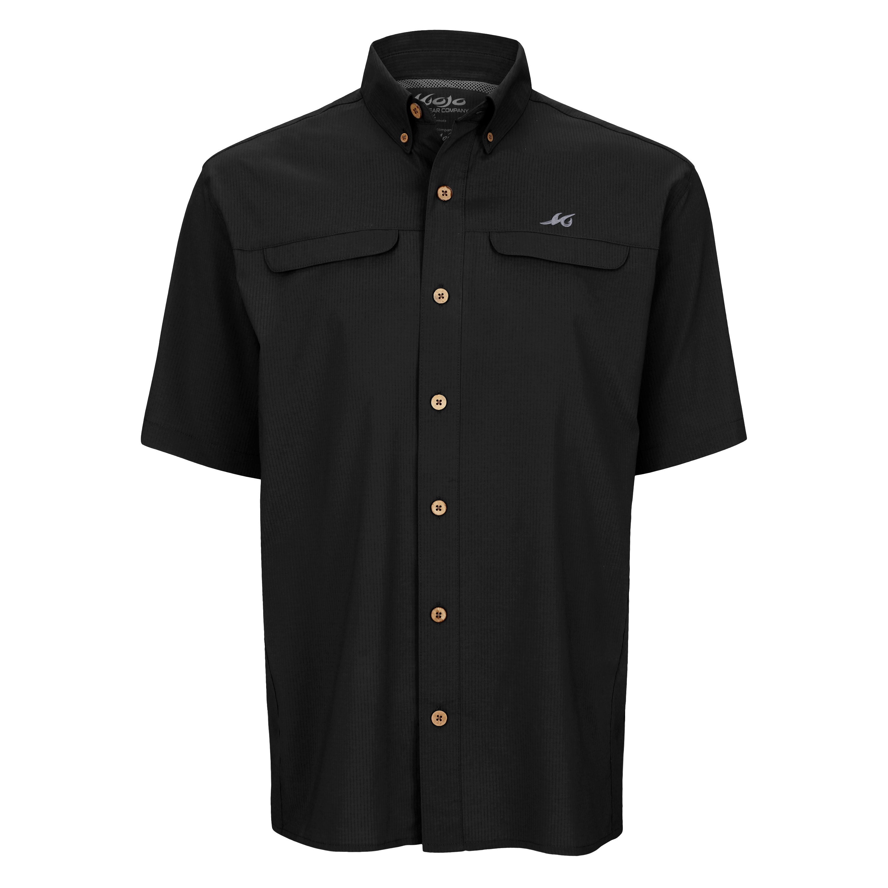 Mojo Sportswear Company Mr. Big Short Sleeve Men's Fishing Shirt Octopus Ink Polos - Tophatter Daily Deals