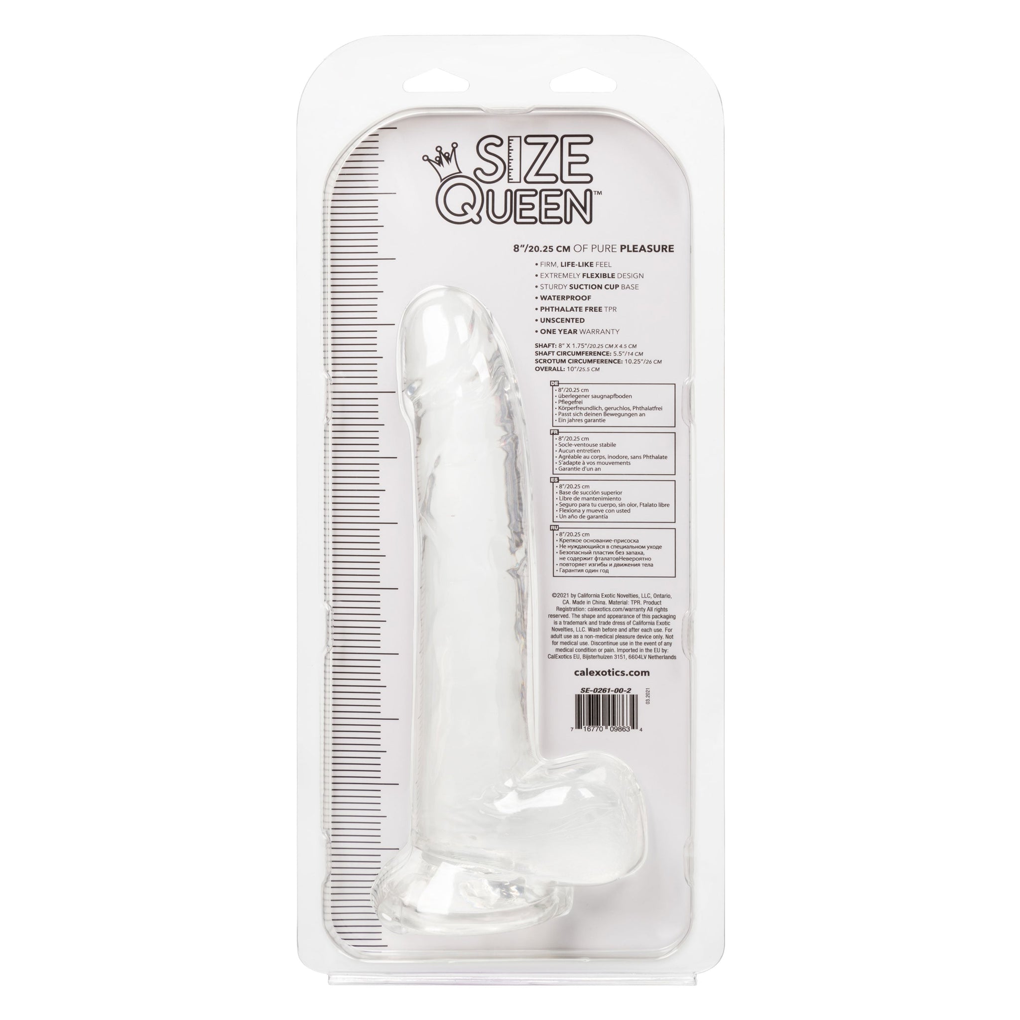 Size Queen 8 Inch Realistic Dong in Ivory > Dildos > Realistic Dildos - Tophatter Daily Deals