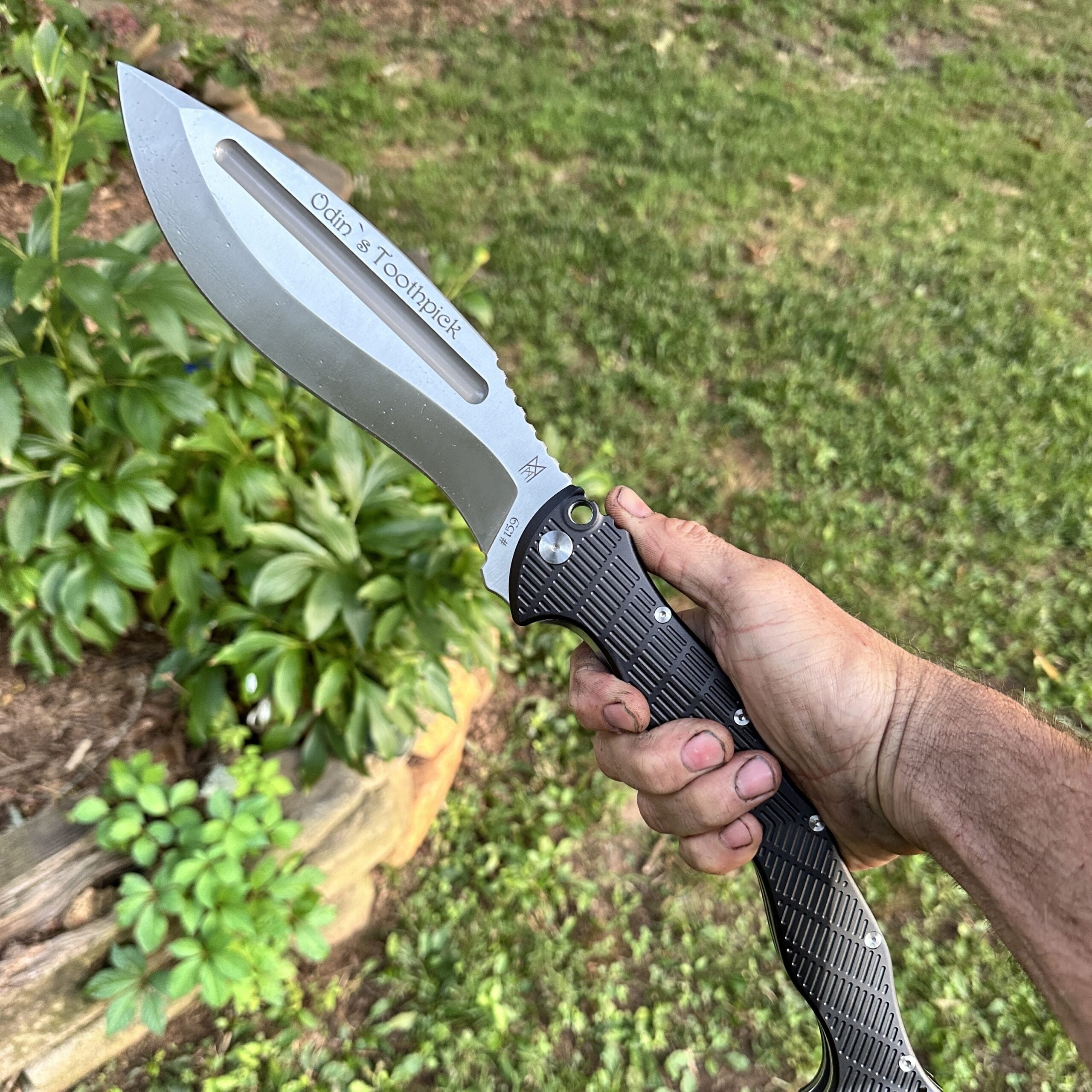 Odin's Toothpick Folding Knife - Kukri - Tophatter Daily Deals