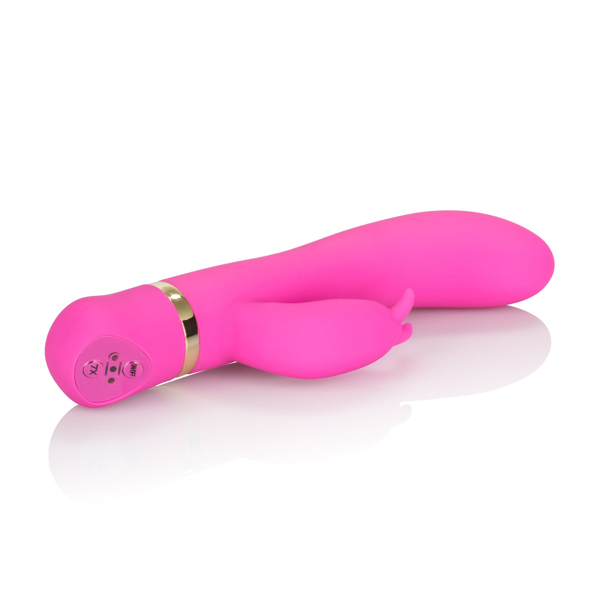 Spellbound Bunny Pink Vibrator 4.5 Inch Dual Motor Silicone Waterproof Massager > Vibrators > Ladies > Rabbit - Tophatter Daily Deals