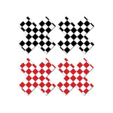 Off The Wall Pasties Set with Black and Red Checkered Design > Clothes > Pasties - Tophatter Daily Deals