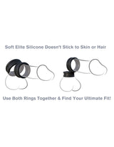 Fantasy C-Ringz Max Width Silicone Cock Rings Set of 2 > Cock Ring > Sets - Tophatter Daily Deals