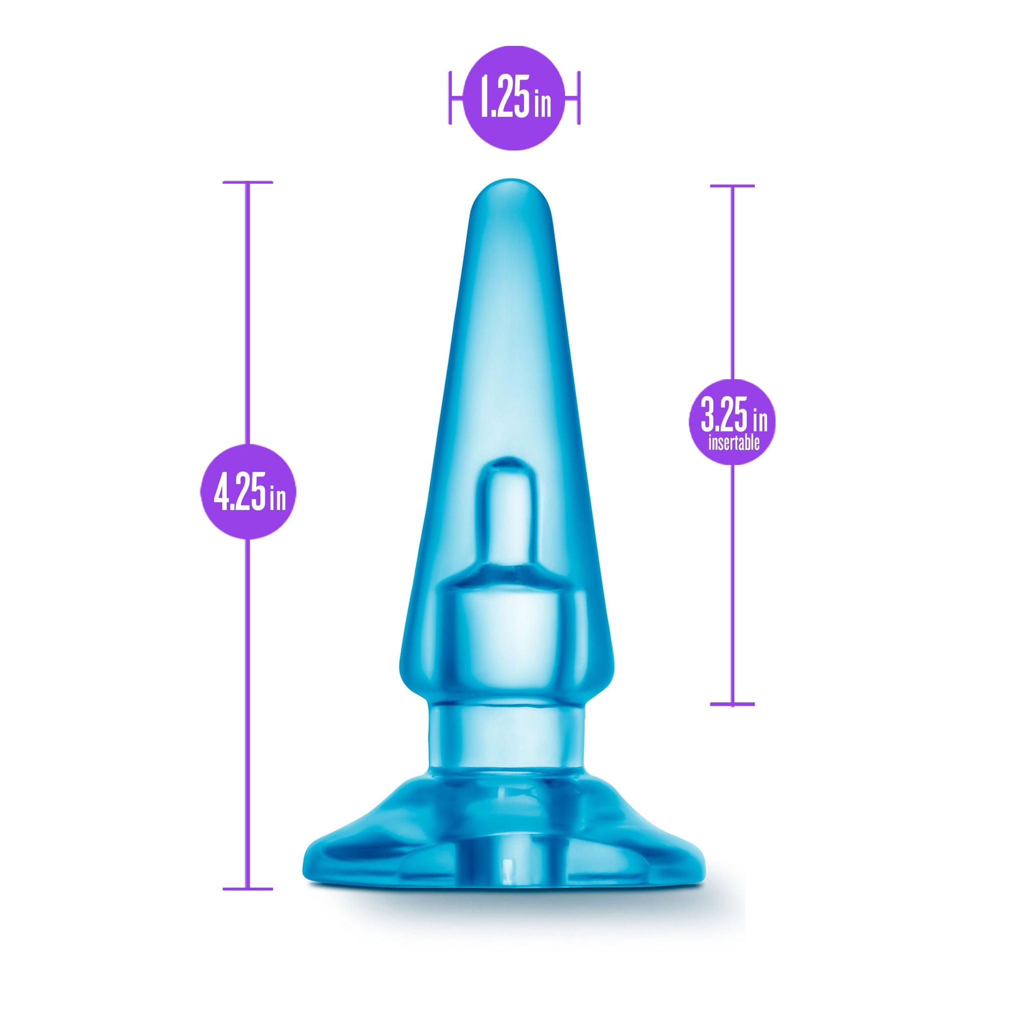 B Yours Basic Blue Anal Plug for Beginners and Kegel Exercise > Anal Range > Butt Plugs - Tophatter Daily Deals
