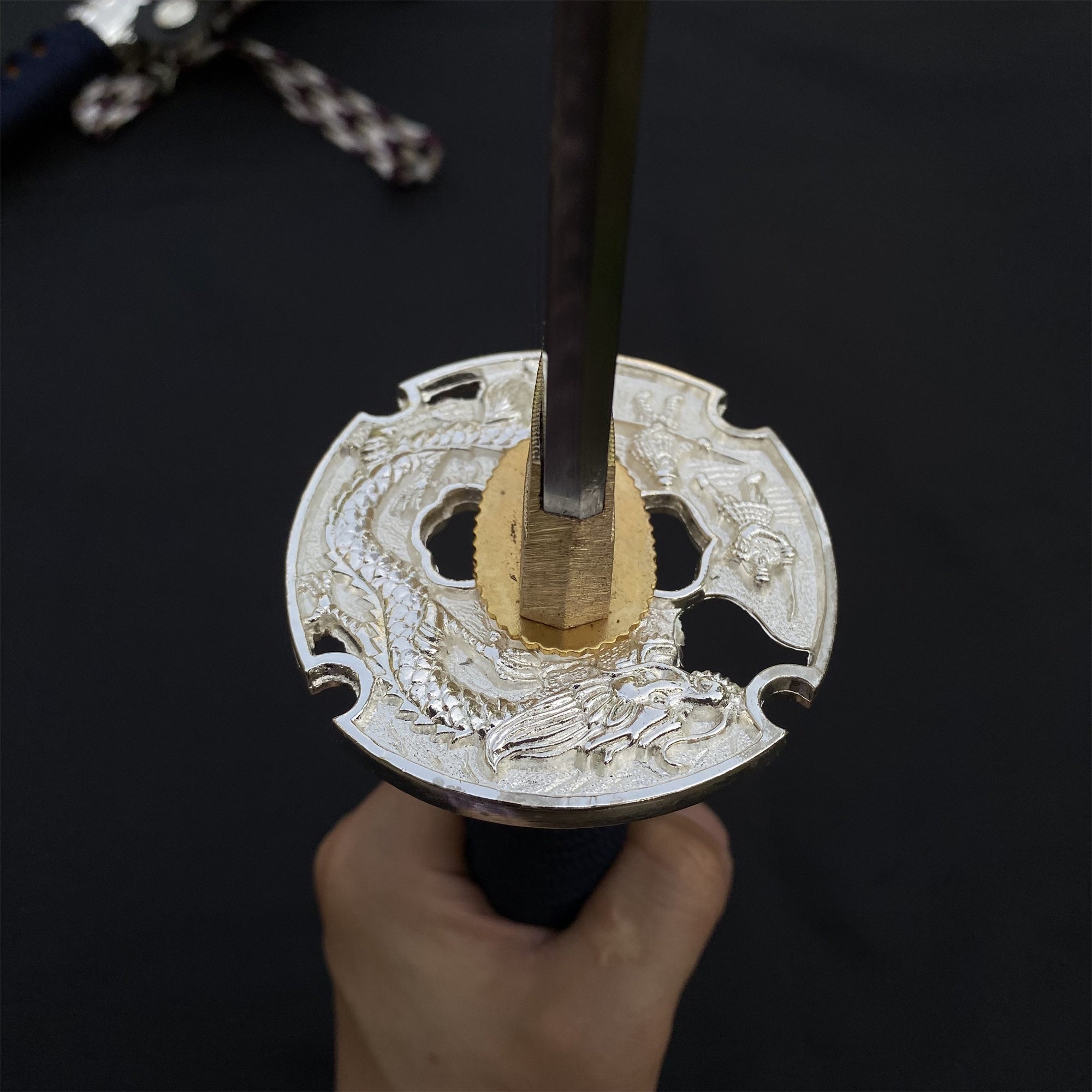 Portable Traditional Japanese Katana With Sageo - Tophatter Daily Deals