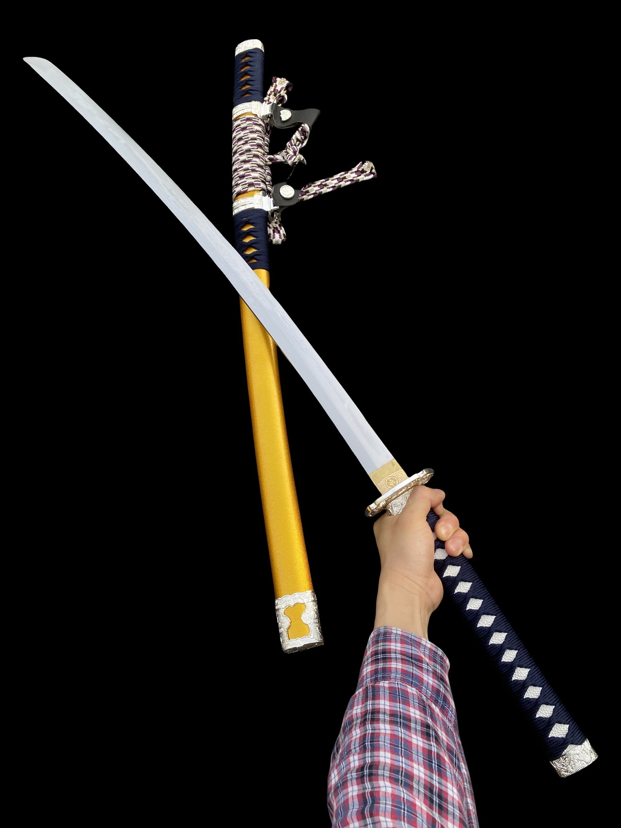 Portable Traditional Japanese Katana With Sageo - Tophatter Daily Deals