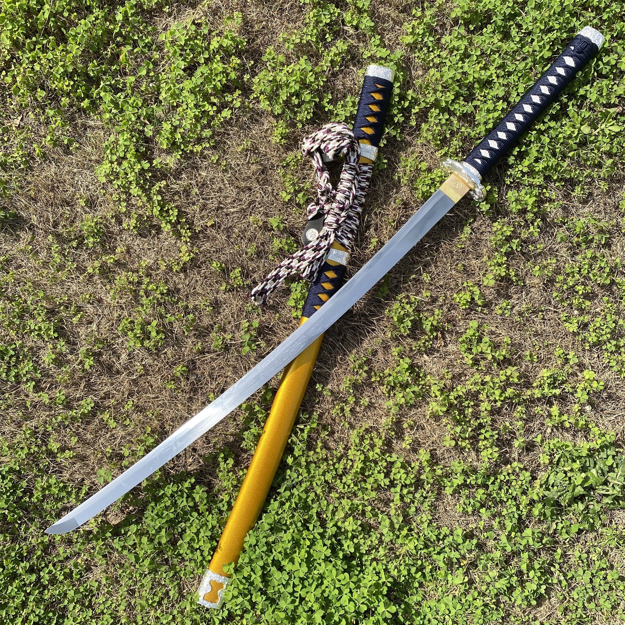 Portable Traditional Japanese Katana With Sageo - Tophatter Daily Deals