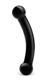 Glas 5.5 Inch Double Bull Black Glass Dildo > Glass > Dildos - Tophatter Daily Deals