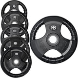Olympic Barbell Weights Set - Olympic Weight Plates UK 1.25kg to 25kg Set Home Gym Fitness Strength Exercise & Fitness - Tophatter Daily Deals