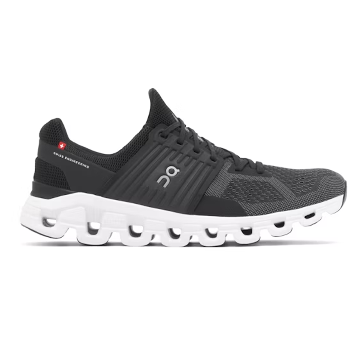 On Men's Cloudswift Sneakers Black Rock Footwear - Tophatter Daily Deals