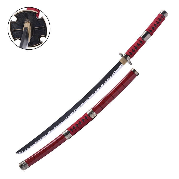 One Piece - Roronoa Zoro's Sandai Kitetsu (Cosplay Safe Wood) Sword - Tophatter Daily Deals