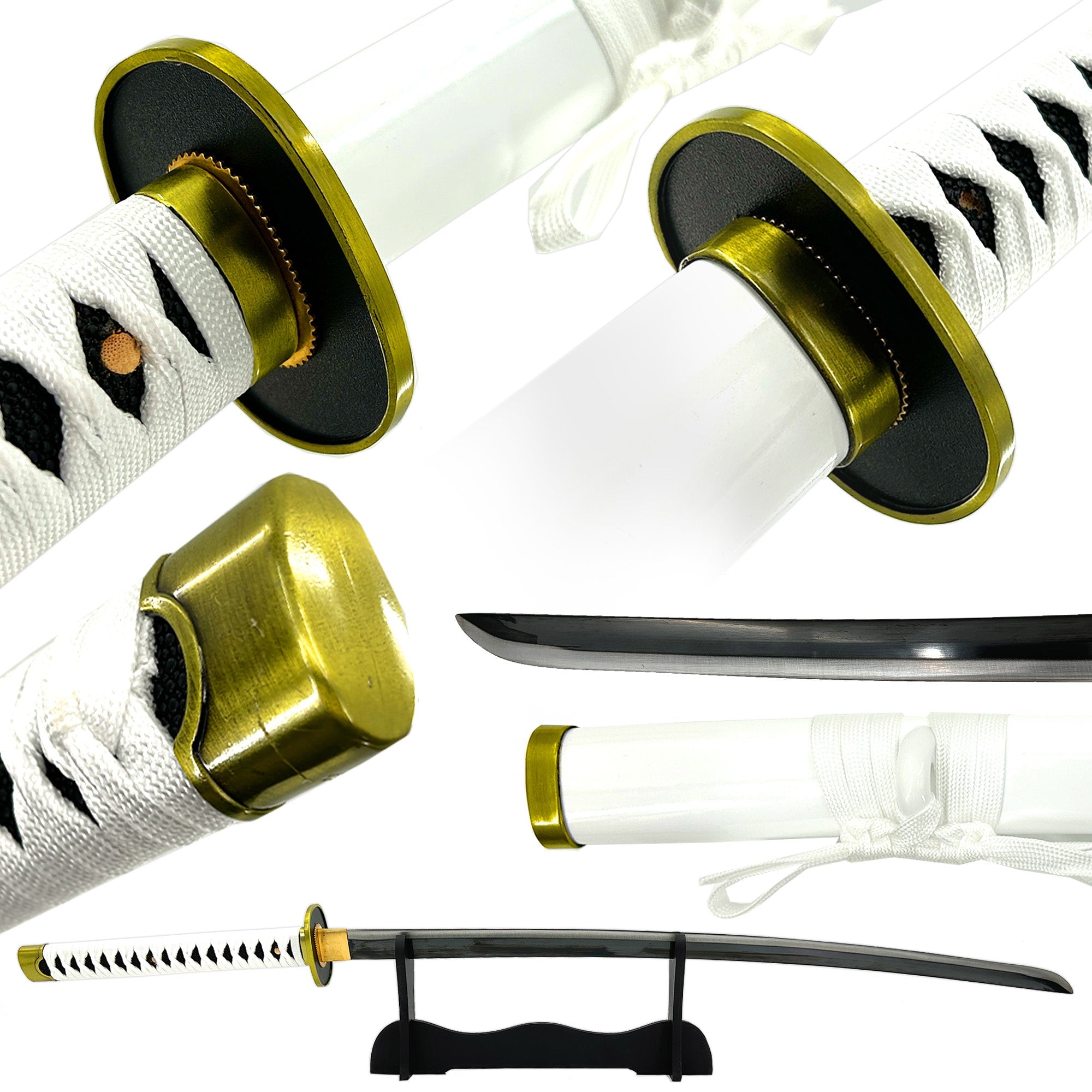 One Piece Zoro Handmade Wado Ichimonji Katana Swords - Tophatter Daily Deals