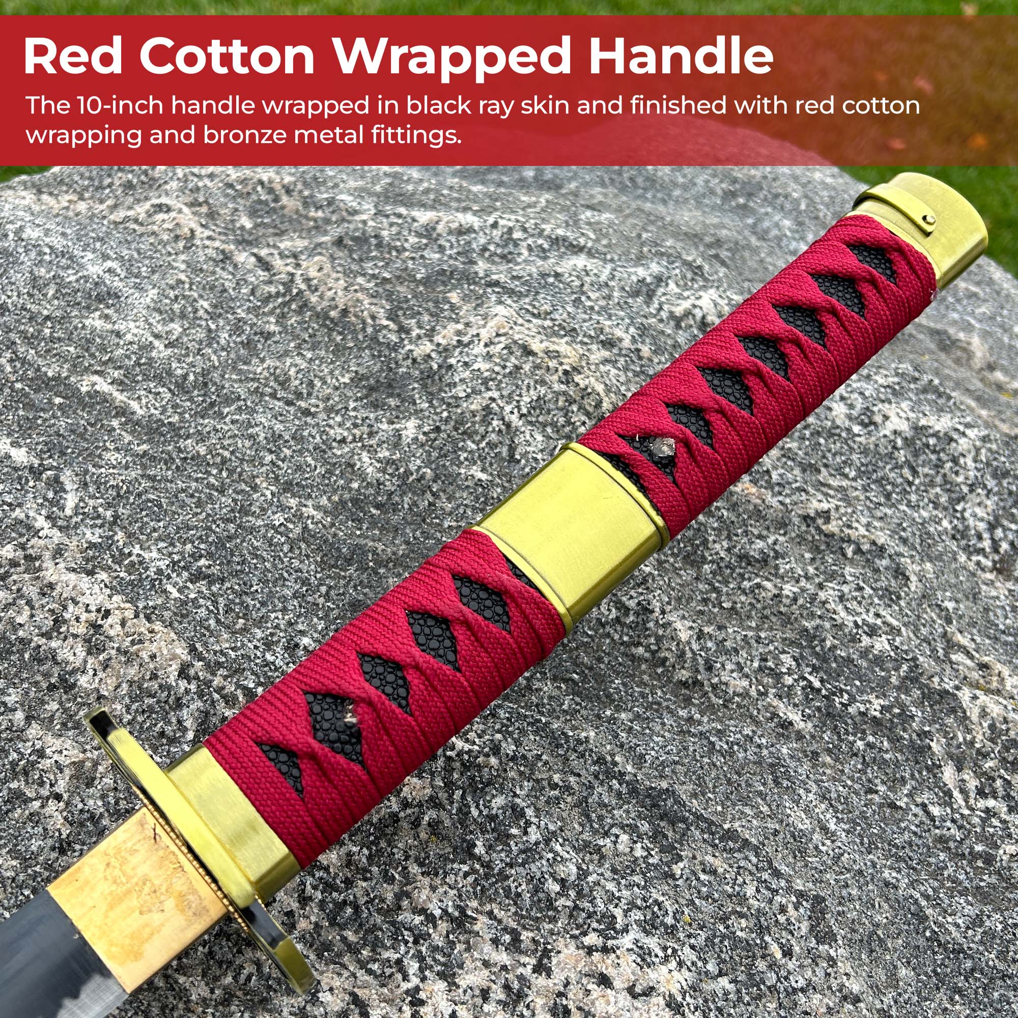 One Piece Zoro Sandai Kitetsu Handmade Katana Swords - Tophatter Daily Deals