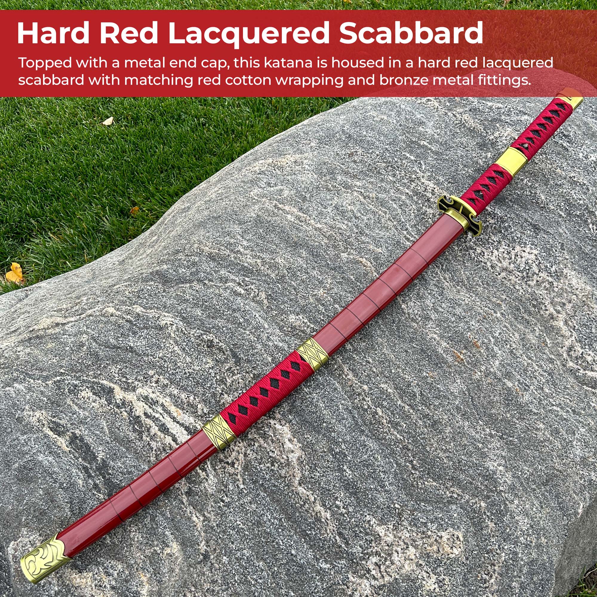 One Piece Zoro Sandai Kitetsu Handmade Katana Swords - Tophatter Daily Deals