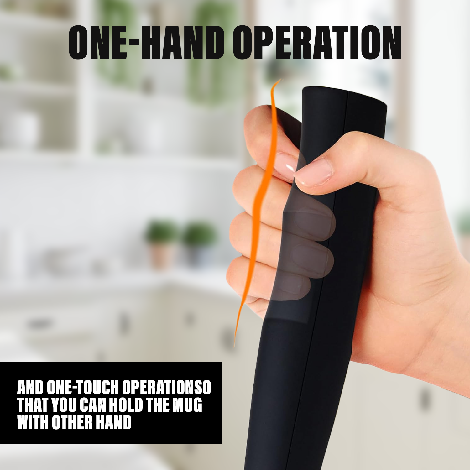 Electric Milk Frother – Handheld Foam Maker for Coffee, Latte, Cappuccino & Hot Chocolate Coffee Mixer - Tophatter Daily Deals