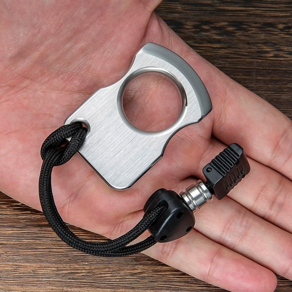 304 Stainless Steel Single Finger Brass Knuckles For Women Brass Knuckles - Tophatter Daily Deals