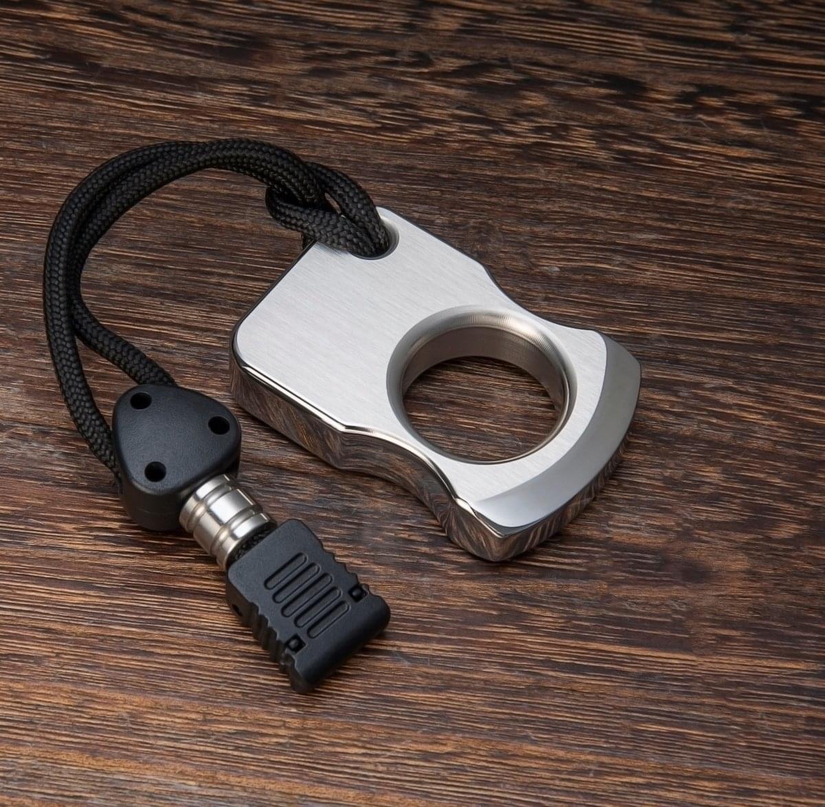 304 Stainless Steel Single Finger Brass Knuckles For Women Brass Knuckles - Tophatter Daily Deals