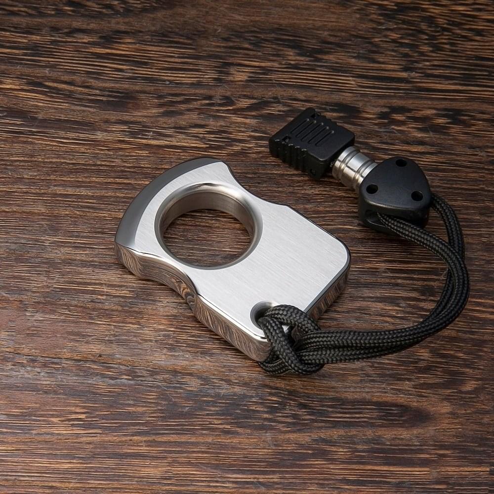 304 Stainless Steel Single Finger Brass Knuckles For Women Brass Knuckles - Tophatter Daily Deals