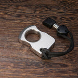 304 Stainless Steel Single Finger Brass Knuckles For Women Brass Knuckles - Tophatter Daily Deals