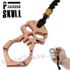 One Finger Skull Knuckle Paracord Self Defense Keychain - 9 Colors Copper SD-KeyChain - Tophatter Daily Deals