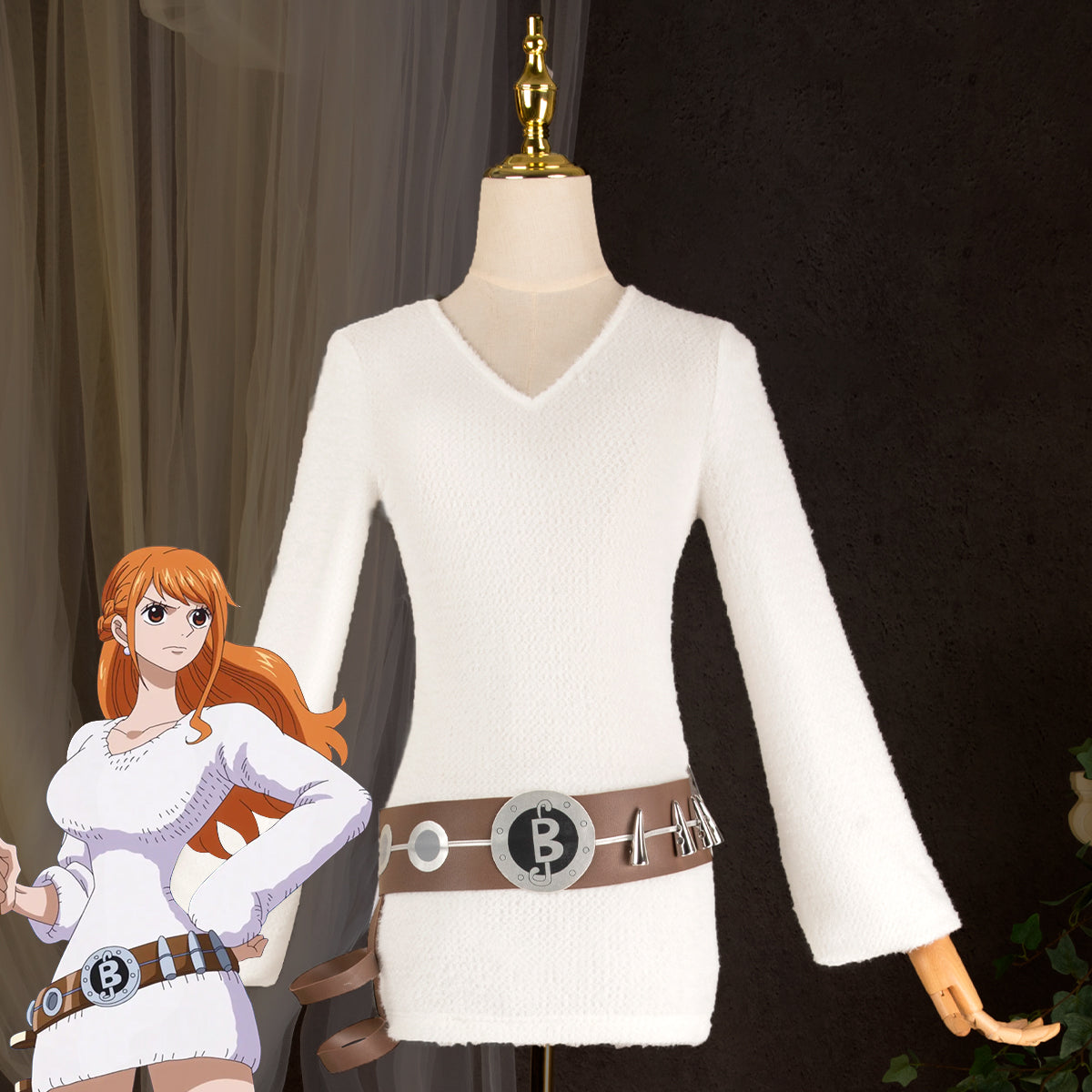 One Piece Nami White Dress Cosplay Costume Costume - Tophatter Daily Deals