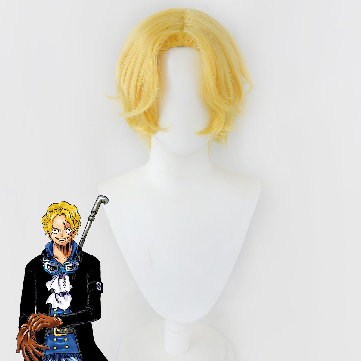One Piece Sabo Golden Cosplay Wig Wig - Tophatter Daily Deals