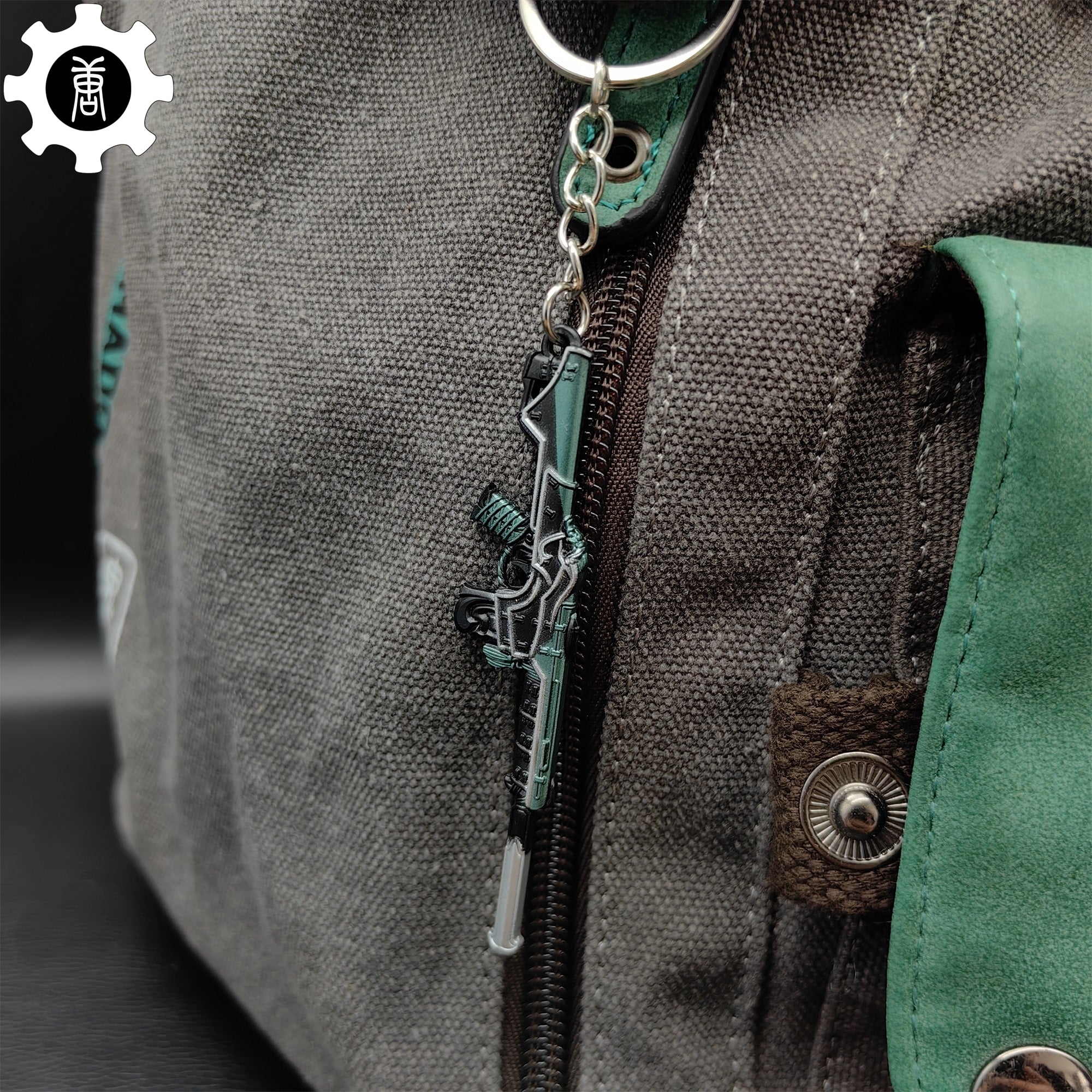 Metal Oni Phantom Gun Tiny Keychain Pendant - Tophatter Daily Deals