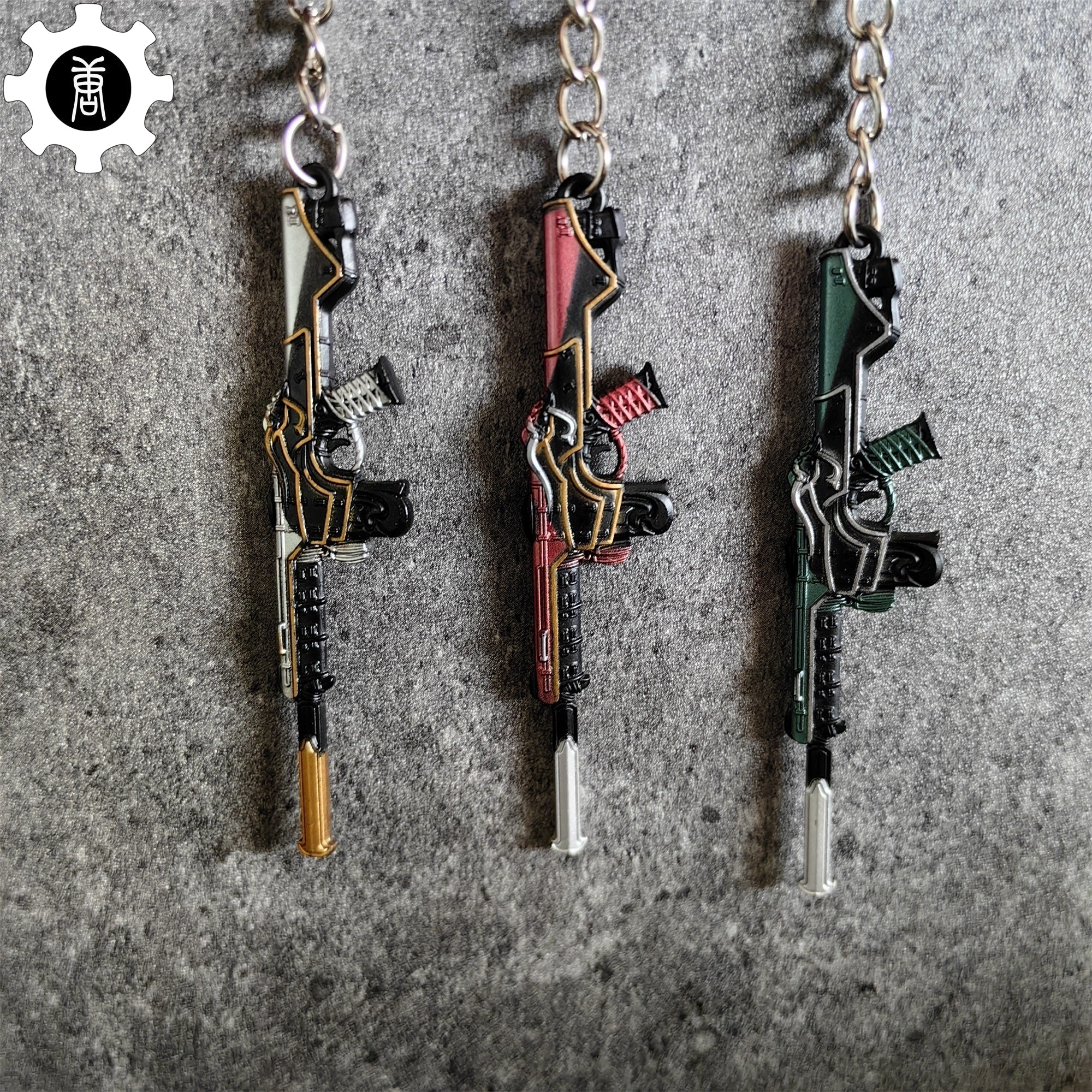 Metal Oni Phantom Gun Tiny Keychain Pendant - Tophatter Daily Deals