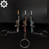 Metal Oni Phantom Gun Tiny Keychain Pendant - Tophatter Daily Deals