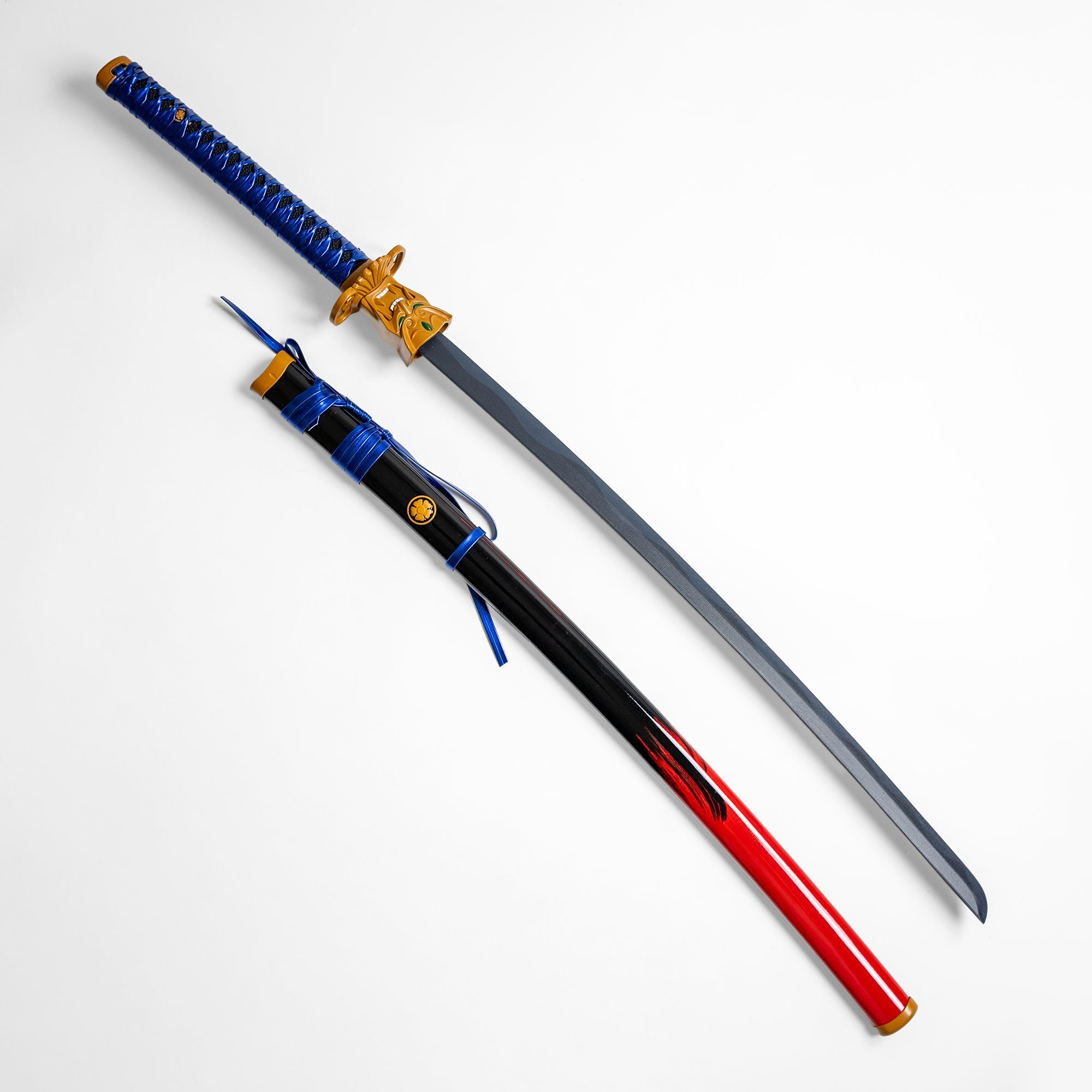 Oni Collection Onimaru Kunitsuna Katana Blue Handle Video Game Sword - Tophatter Daily Deals