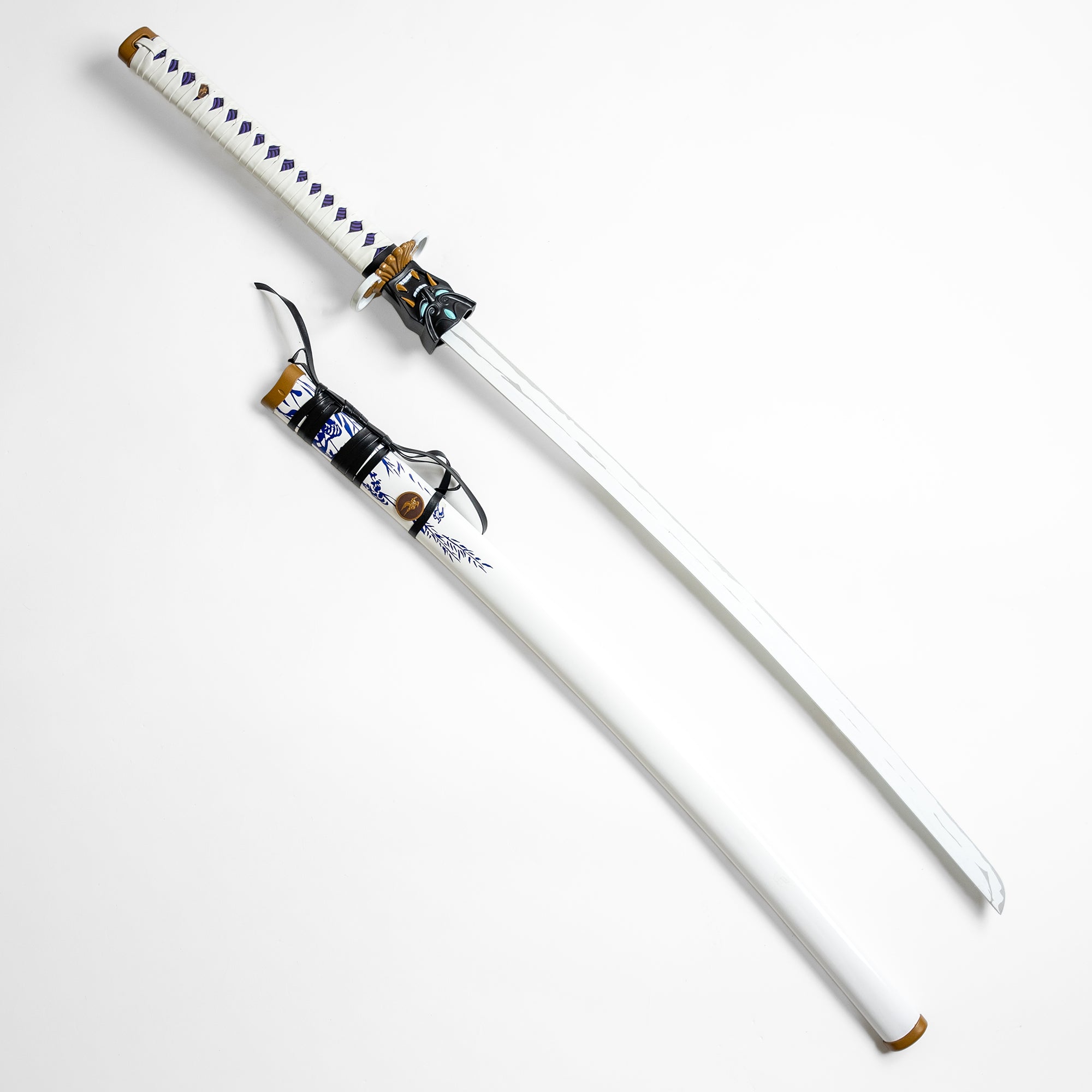 Oni Collection Onimaru Kunitsuna Katana White Handle Video Game Sword - Tophatter Daily Deals