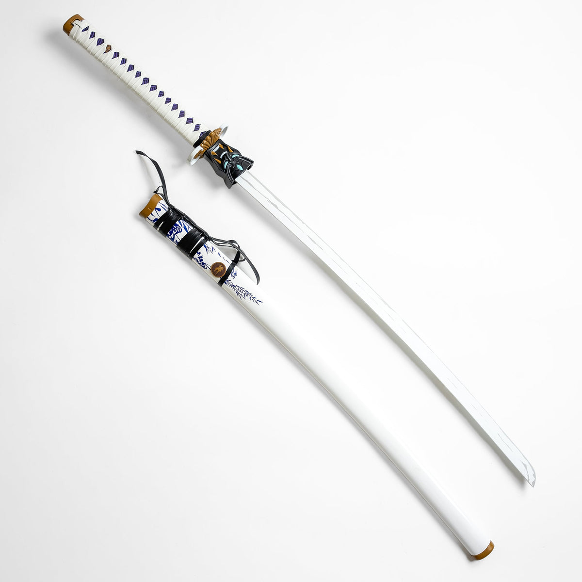 Oni Collection Onimaru Kunitsuna Katana White Handle Video Game Sword - Tophatter Daily Deals