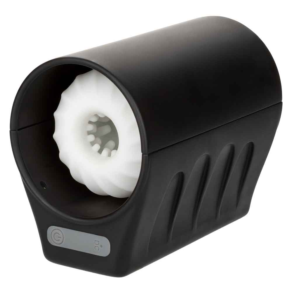Optimum Power Power Thruster Textured Stroker Sleeve with 5 Thrusting Functions > Sex Toys For Men > Masturbators > Vibrating - Tophatter Daily Deals