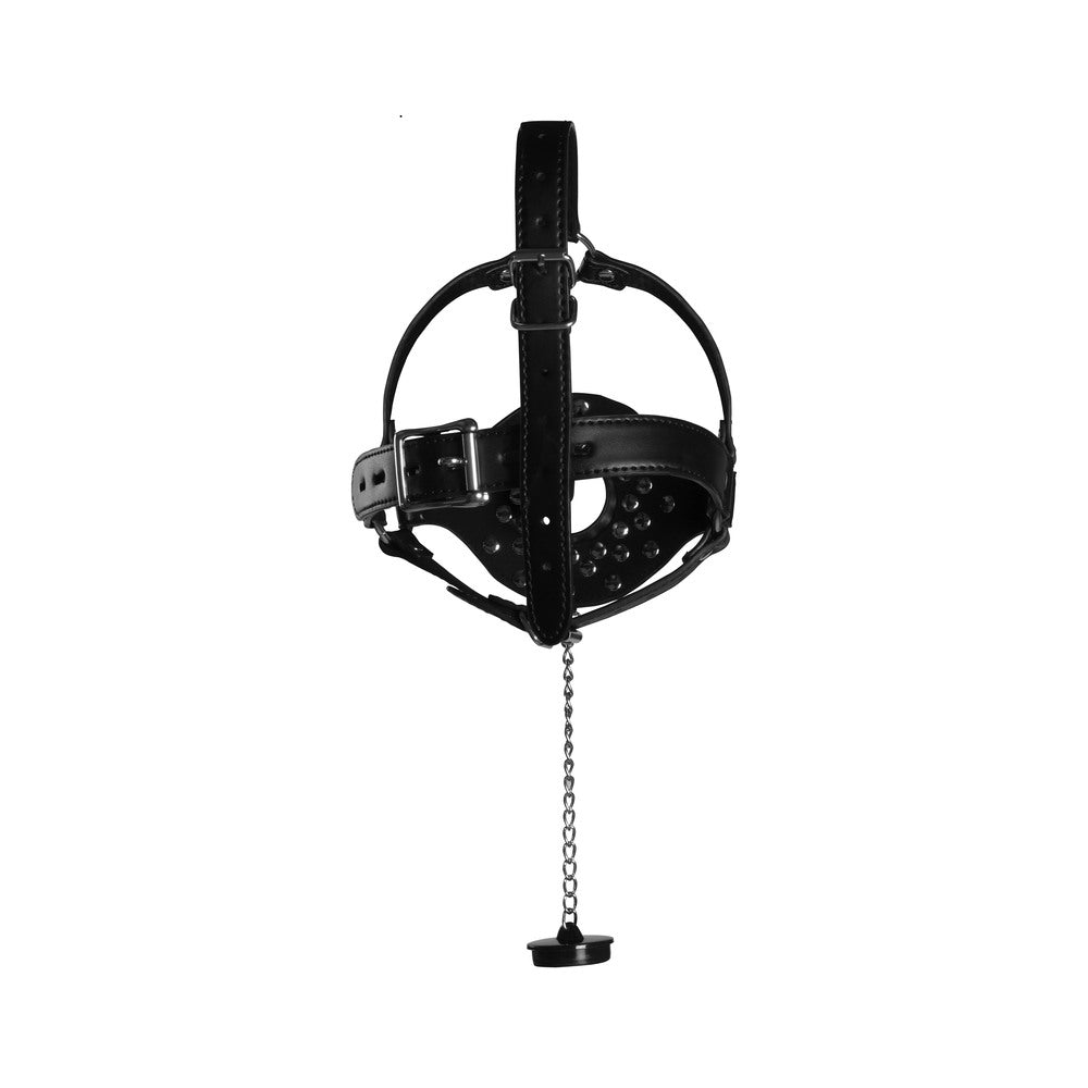 Open Mouth Gag Head Harness With Plug Stopper – Head Harness Restraint > Bondage Gear > Masks - Tophatter Daily Deals