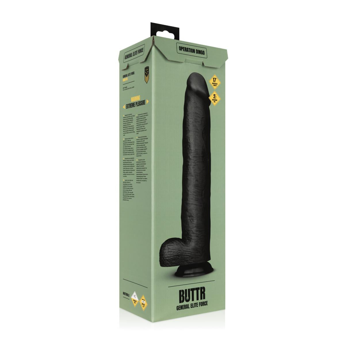 Operation Dingo Huge Realistic Dildo with Strong Suction Base > Dildos > Large Dildos - Tophatter Daily Deals