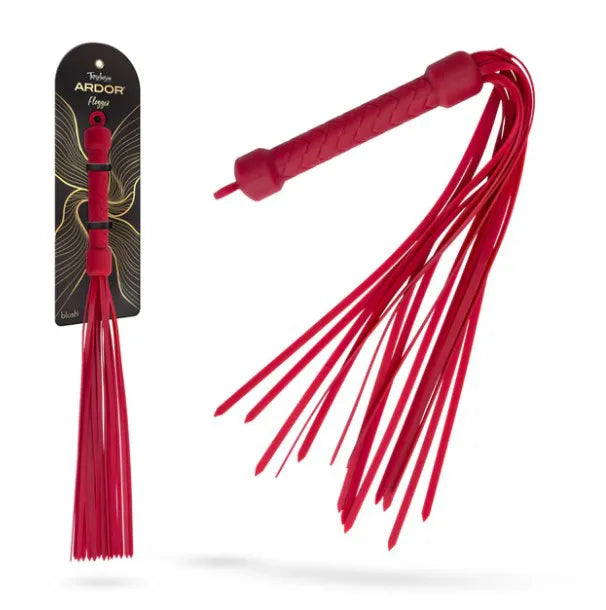 Temptasia Ardor – Silicone Flogger > Bondage Gear > Whips & Floggers - Tophatter Daily Deals