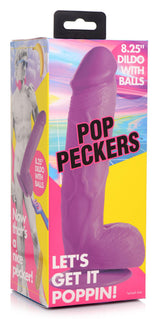 Pop Pecker 8.25 Inch Realistic Dildo With Suction Base Light > Dildos > Realistic Dildos - Tophatter Daily Deals