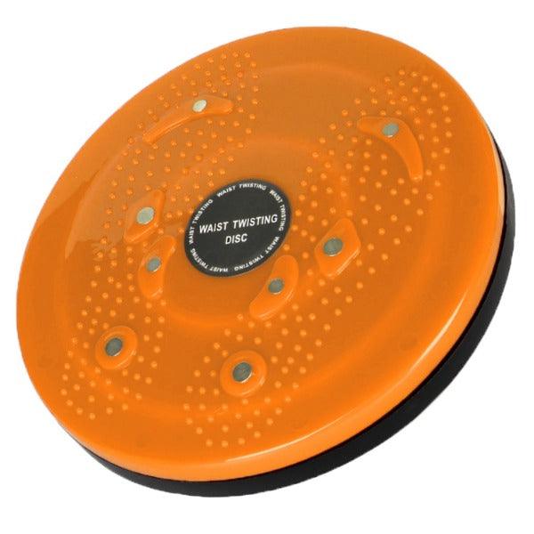 Exercise Twist Board - Waist Disc Board Twister Aerobic Exercise Foot Massage Fitness Reflexology Magnets Simply Fit Board Waist Torsion Disc Orange Exercise & Fitness - Tophatter Daily Deals