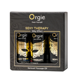 Orgie Sexy Therapy Mini Size Collection – Sensual Massage Oil Set 3x 30ml > Essentials > Massage Gift Set - Tophatter Daily Deals