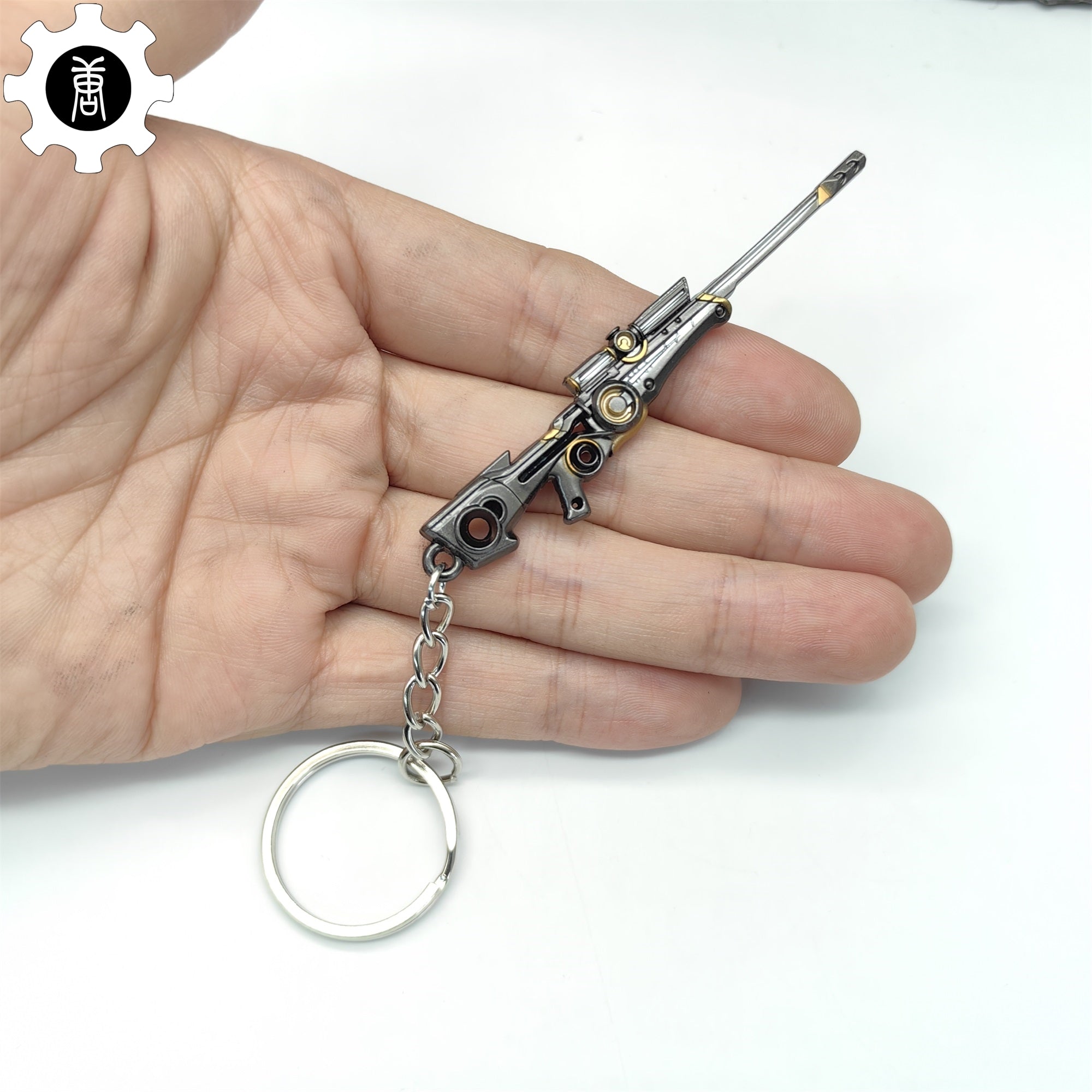 Mini Origin Operator Gun Metal Keychain - Tophatter Daily Deals