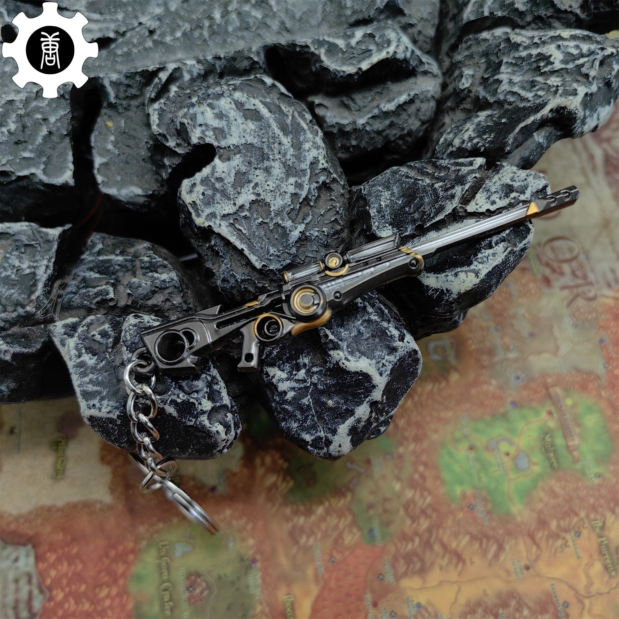 Mini Origin Operator Gun Metal Keychain - Tophatter Daily Deals