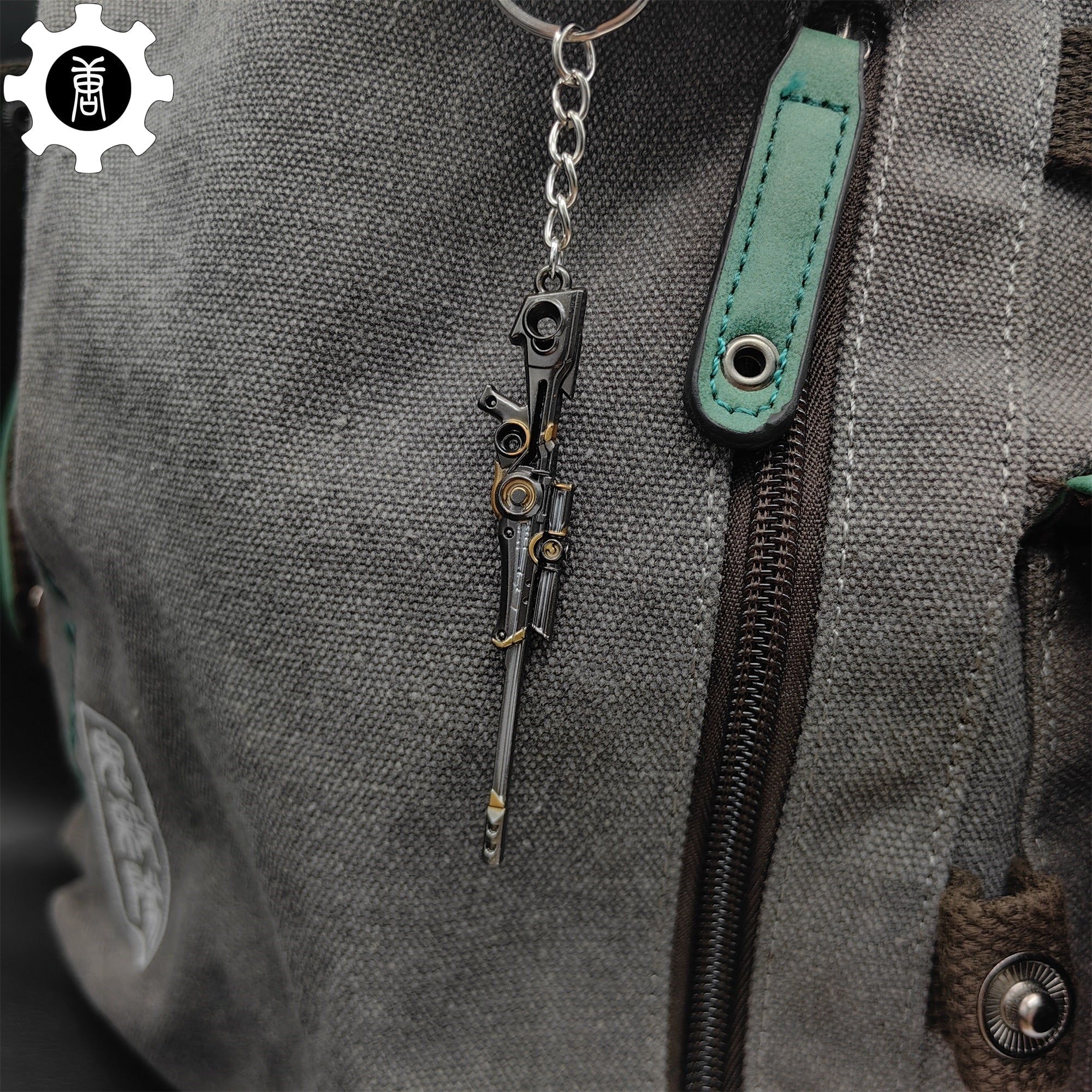 Mini Origin Operator Gun Metal Keychain - Tophatter Daily Deals