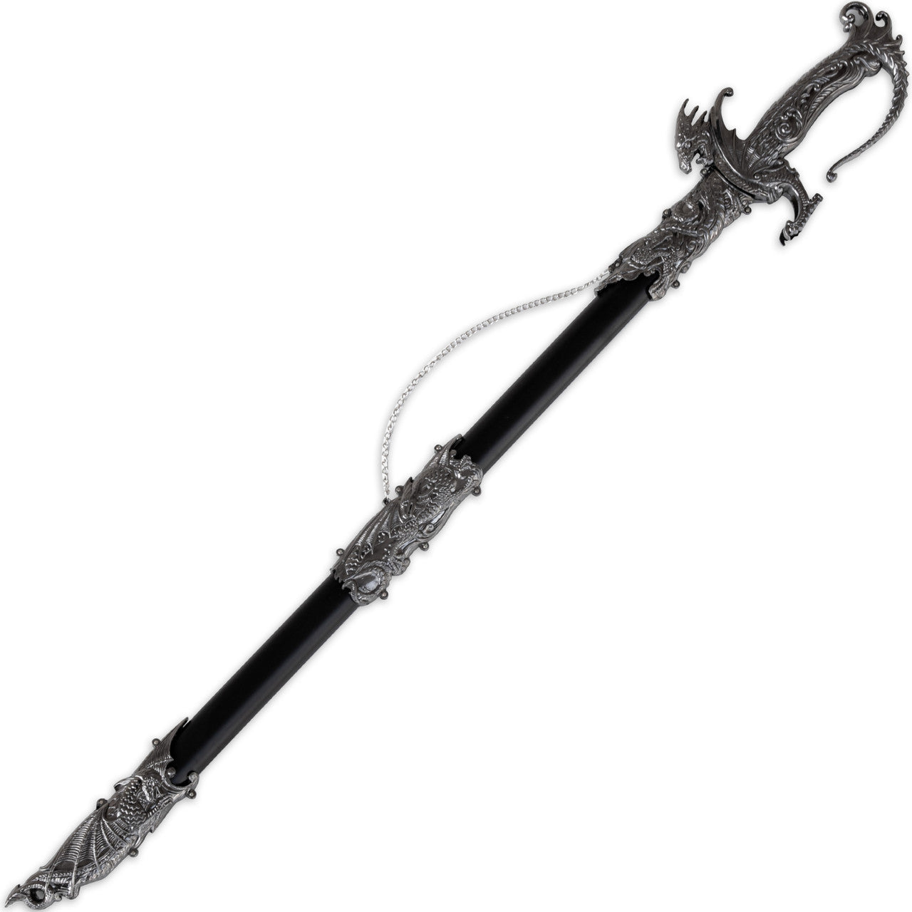 Ornate Dragon Handle Chinese Saber Sword Swords - Tophatter Daily Deals