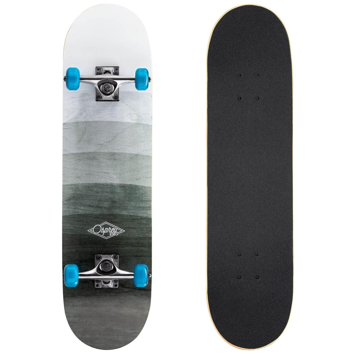 Skateboard for Beginners - 31 x 8 Inch Complete Skateboard, 8-Layer Maple Wood Deck Double Kick Standard Skateboards for Kids, Teens, Adult, Beginner Sports & Outdoor - Tophatter Daily Deals