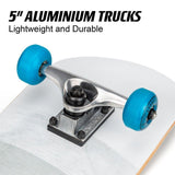 Skateboard for Beginners - 31 x 8 Inch Complete Skateboard, 8-Layer Maple Wood Deck Double Kick Standard Skateboards for Kids, Teens, Adult, Beginner Sports & Outdoor - Tophatter Daily Deals