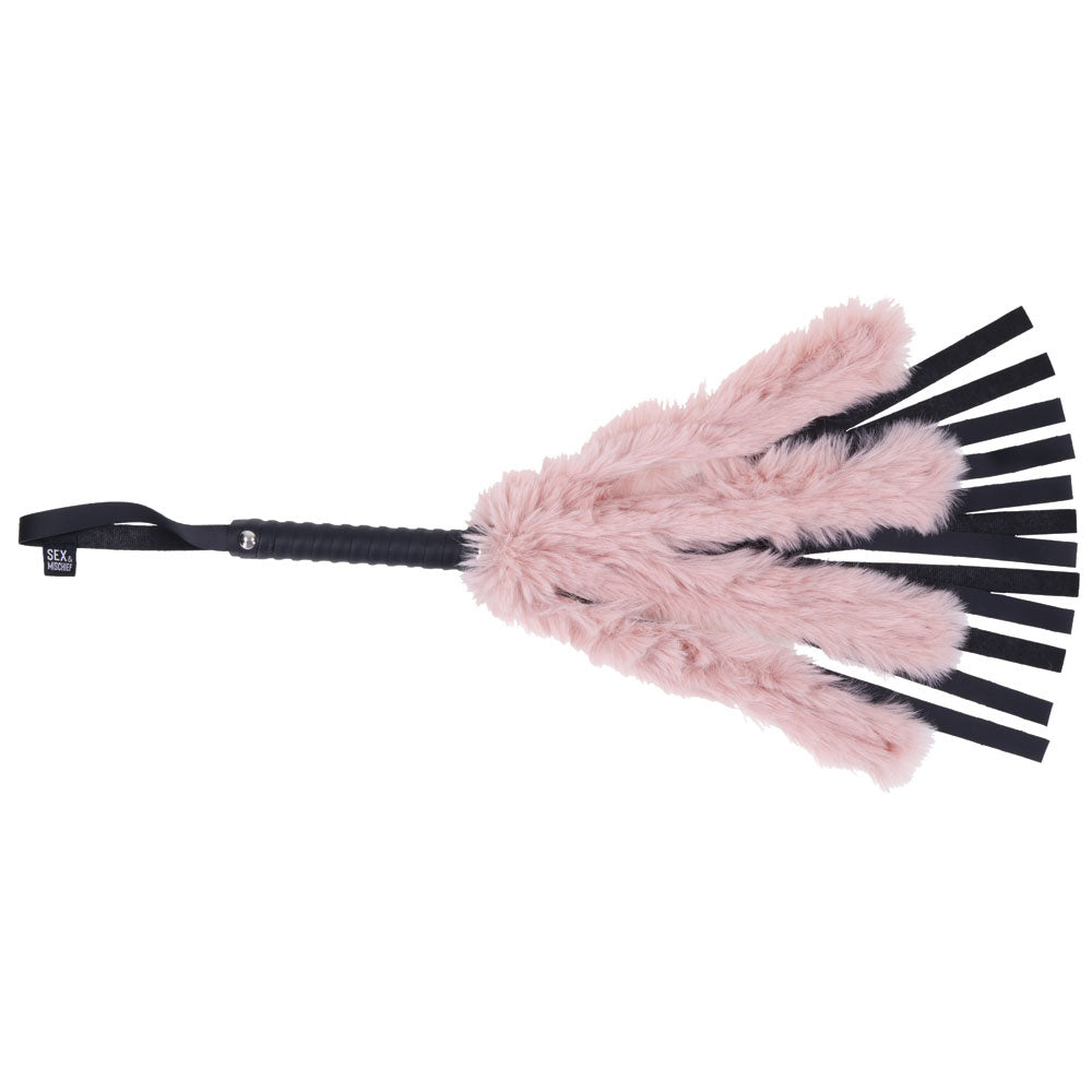 Sex & Mischief Brat Faux Fur Flogger 49.5 cm Long > Bondage Gear > Whips & Floggers - Tophatter Daily Deals