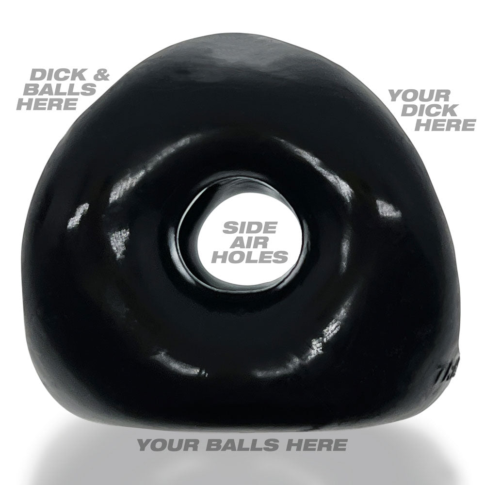 OXBALLS TRI-SPORT XL Thicker 3-Ring Cocksling Black – Enhanced Comfort and Superior Support > Cock Ring > Sling - Tophatter Daily Deals